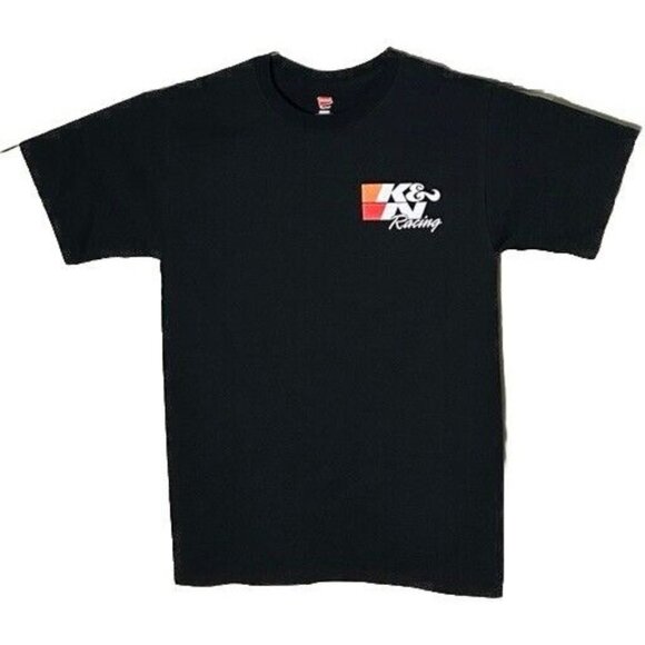 K&N Racing NEW t-shirt size L black mechanic garage car parts large automotive - Picture 8 of 9